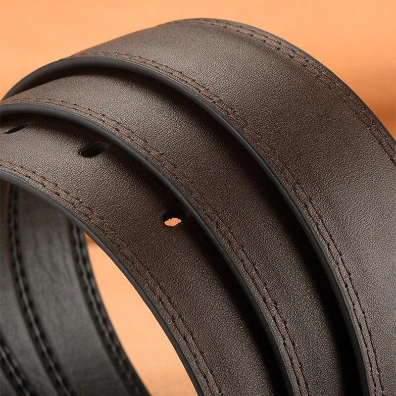 Genuine Cowhide Leather Belts for Men Causal Men's Belt Men's Classic Dress Belt