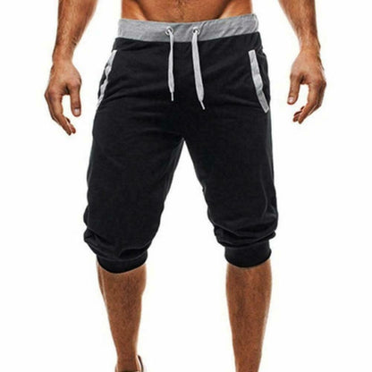 Mens Shorts Baggy Jogger Short Slacks Soft Cotton Trousers Shorts Men's Pants