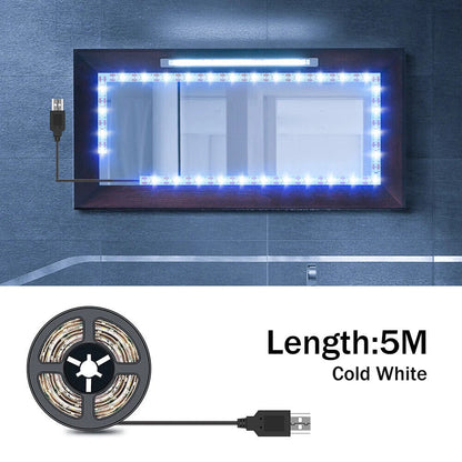 Makeup Mirror Lamps Tape LED Strip Hollywood Vanity Dressing Table Wall Lights