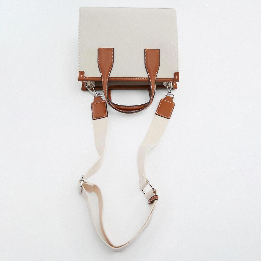 Canvas Tote Handbags Wide Strap Women Shoulder Bag Bags Women Crossbody Bag