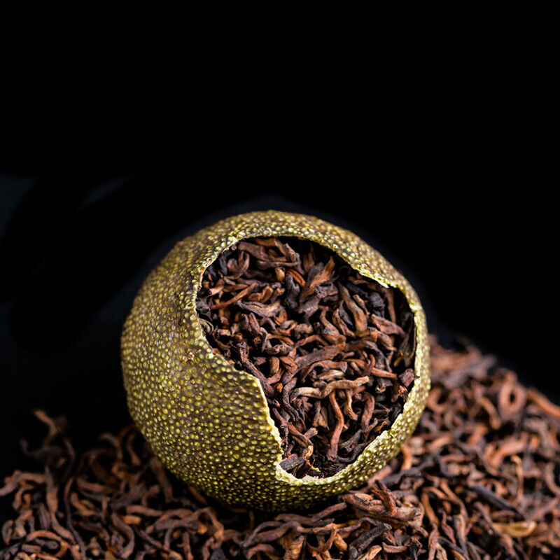 Yunnan Ripe Puerh Tea Chenpi Puer China Aged Tea Loose Leaf Peel Puer 小青柑陈皮普洱