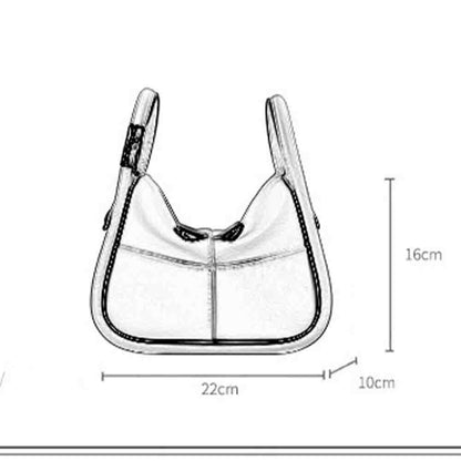 2023 Winter Genuine Leather Shoulder Bag Real Leather Handbag Ladies Bag