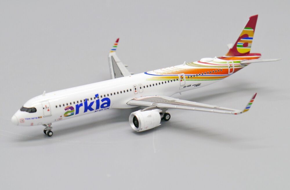 Arkia A321neo Reg: 4X-AGK Scale 1:400 Diecast model JC Wings XX4450