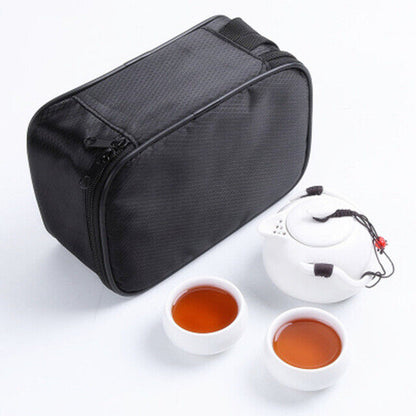 Tea Set Kettle Gaiwan Tea Cup Portable Tea Drinkware Chinese Ceramic Teapot