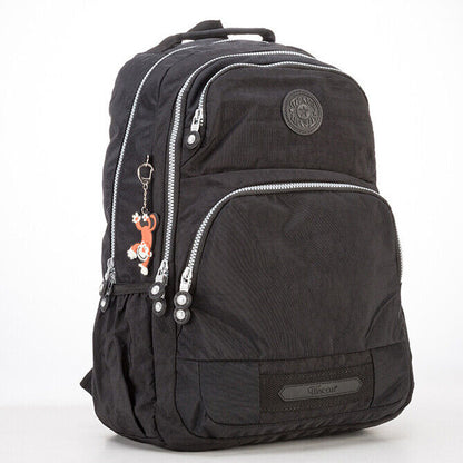 Nylon 18" Backpack Women's Large Capacity Travel Backpack Daypack School Bag