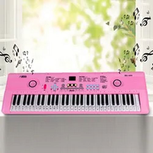 Electronic Piano 61 Keys Portable Digital Keyboard With Microphone Instrument
