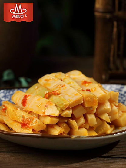 西马克 油焖笋200g/包 Chinese Snacks Ximake The Bamboo Shoots 零食小笋 泡椒脆笋麻辣笋油焖春笋自选