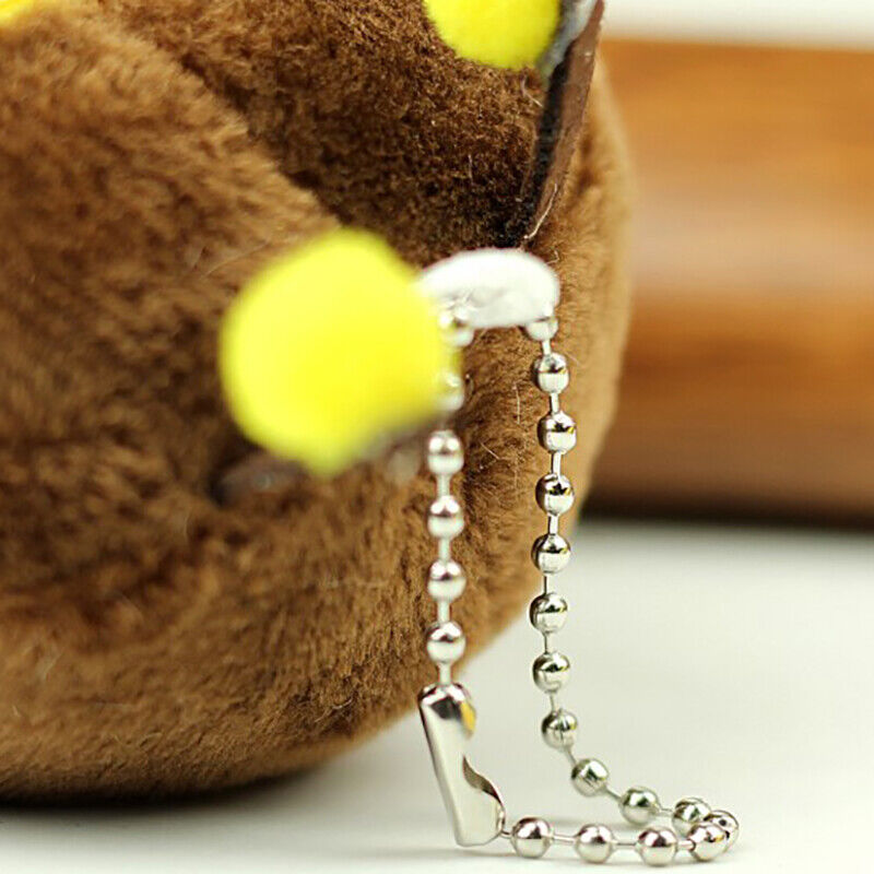 12cm Bee Plush Doll Cartoon Bee Festival Gift Activity Decoration Bag Pendant