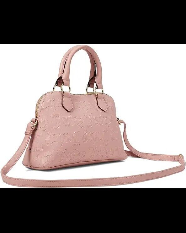 NEW! Juicy Couture Cool Collar Satchel Pink Taffy Bestseller Bag Gift