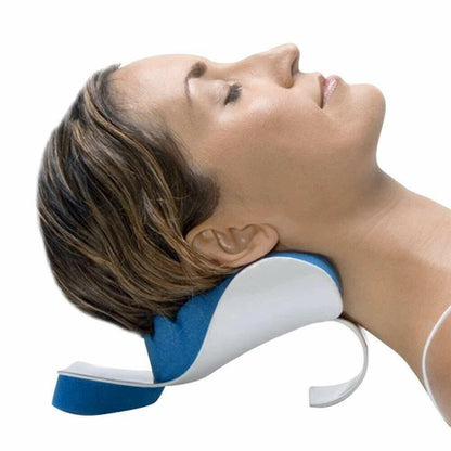 Neck and Shoulder StretcherRelaxerCervical Chiropractic Massage Traction DevicePillow-