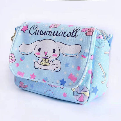 Girl Gift Kuromi My Melody Cinnamoroll Hello Kitty Crossbody Shoulder Bag Zipper