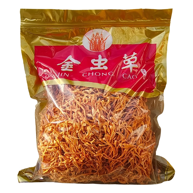 500g Organic Premium Super Mushroom Cordyceps Militaris Fungus Chong Cao Hua Tea