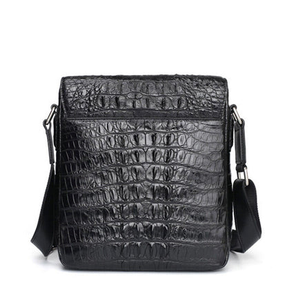 Handcrafted Nile Crocodile Skin Leather 10" Men's Luxury Shoulder/Messenger bags