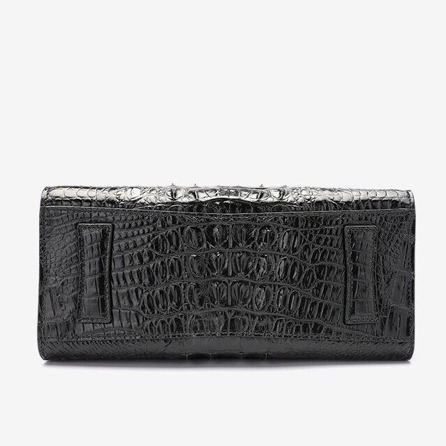 Handcrafted Real CrocodileSkin Leather Handbag, Women's Sling Shouler Bags