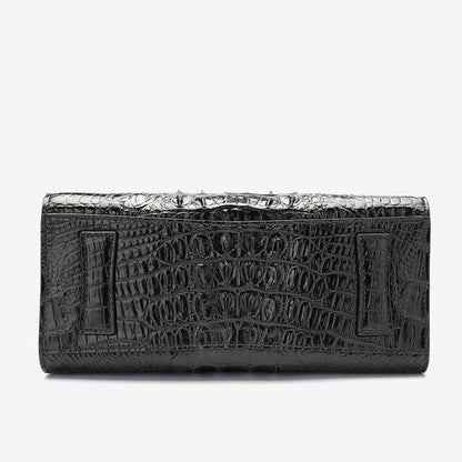 Handcrafted Real CrocodileSkin Leather Handbag, Women's Sling Shouler Bags