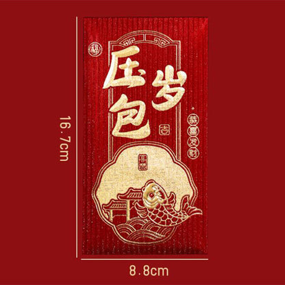 30Pcs Bronzing Red Envelope for Chinese Wedding Supplies New Year Money Bag