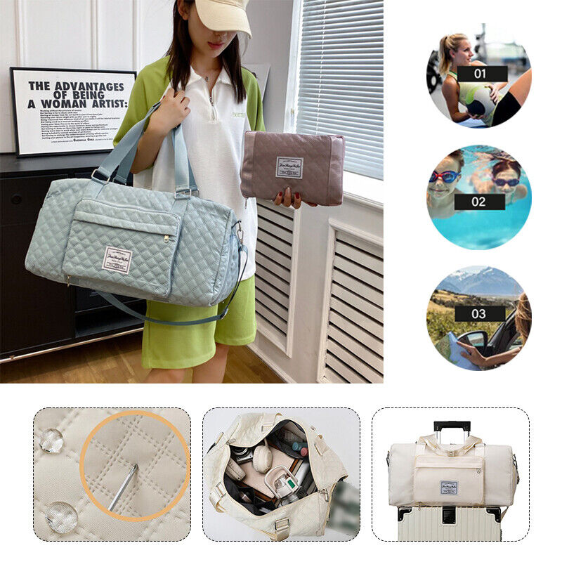 Unisex Travel Bag Dry Wet Separation Bags Yoga Waterproof Sports Handbag Women