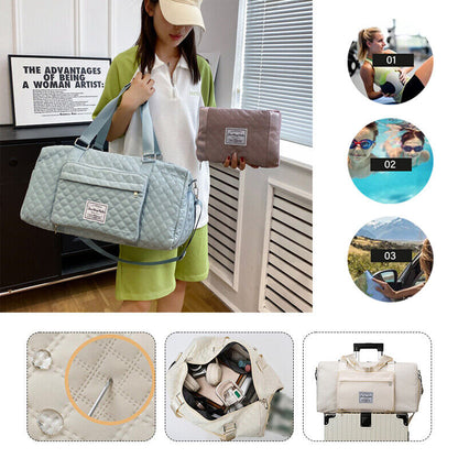 Unisex Travel Bag Dry Wet Separation Bags Yoga Waterproof Sports Handbag Women