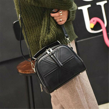 Women Ladies PU Leather Shoulder Bag Messenger Crossbody Handbag Tote Purse