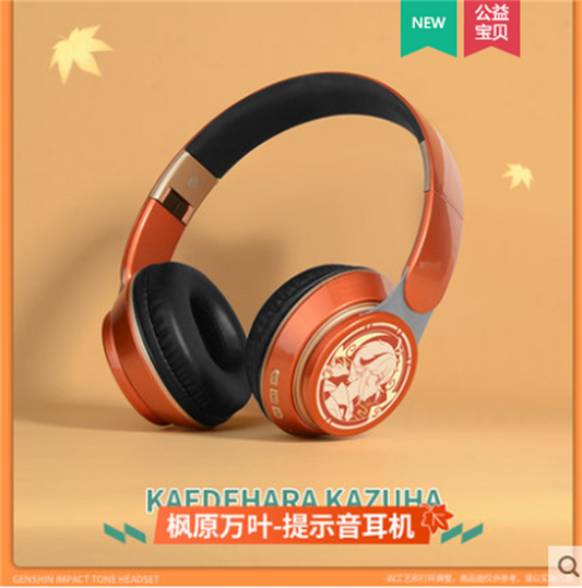 STOCK! Genshin Impact Kaedehara Kazuha Cosplay Wireless Bluetooth Headset Gift