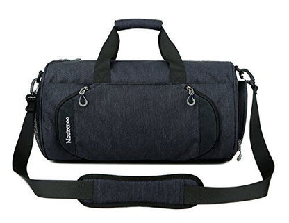 Gym Sports Small Duffel Bag for Men and Women with Shoes X-Small, Black/Black