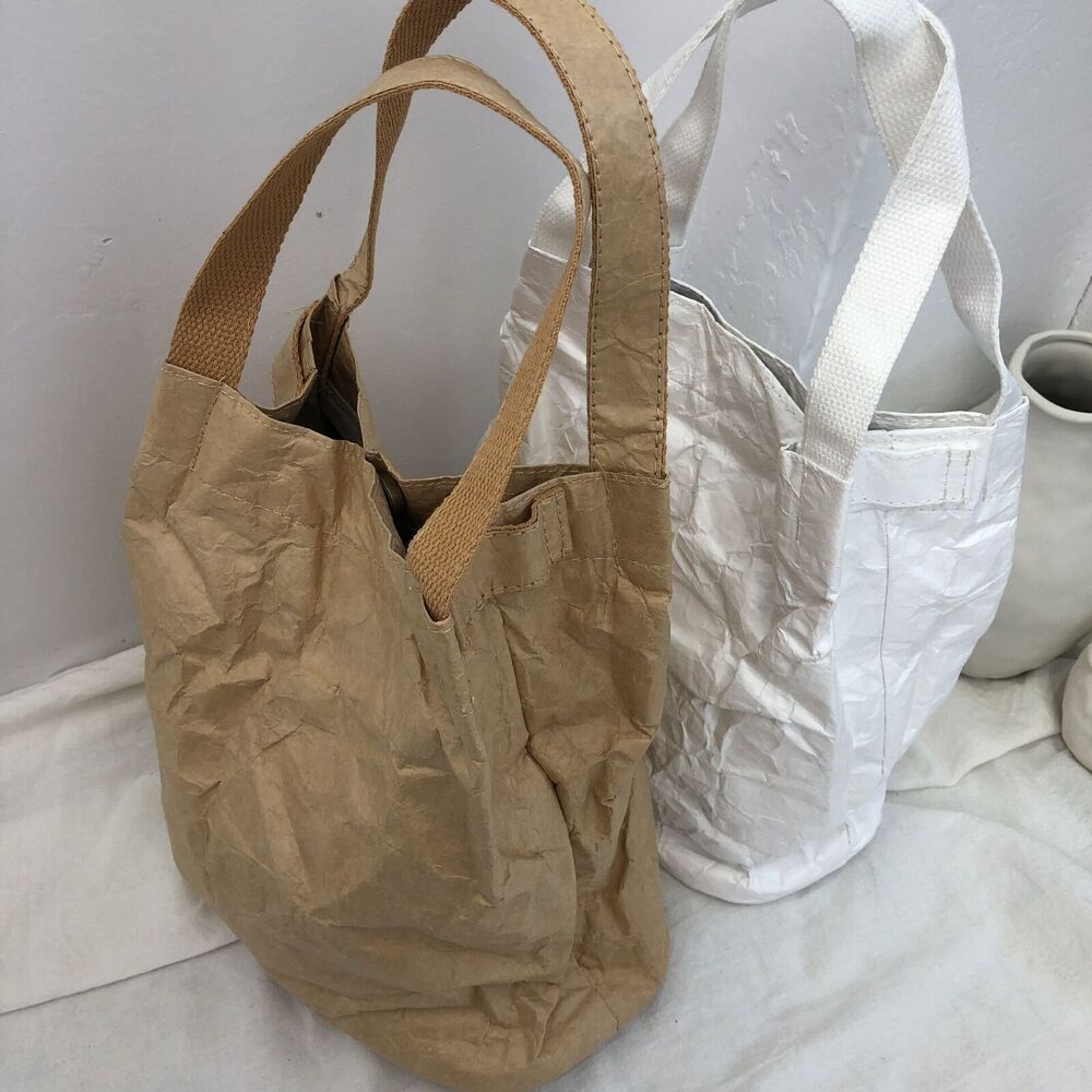 2023 Kraft Paper Women Shoulder Bags Paper Lady Handbags Crossbody Bag Female