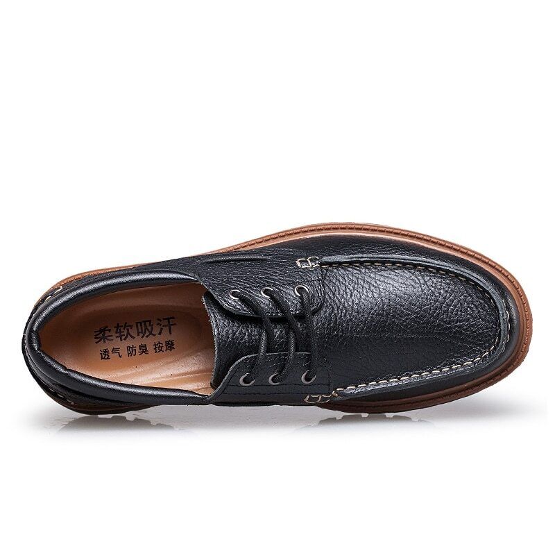 Spring Autumn Genuine Leather Men Shoes Casual Outdoor Fashion Comfortable