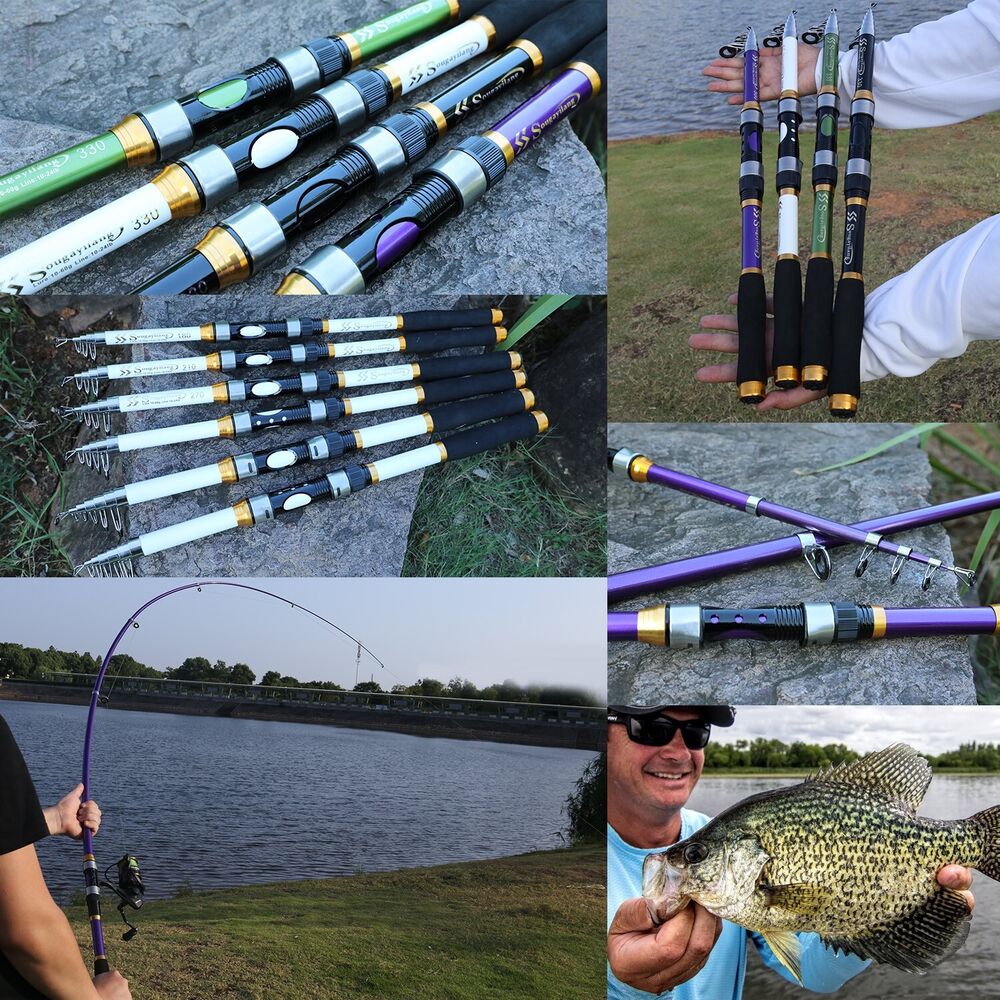 NEW CARBON FIBER TELESCOPIC FRESHWATER FISHING ROD HIGH QUALITY RINGS SIZES