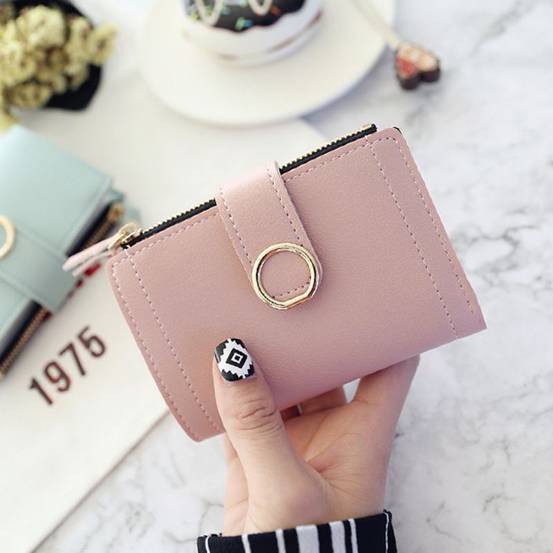 Wallets Small Leather Purse Ladies Card Bag Clutch Women Purse Money Clip Wallet