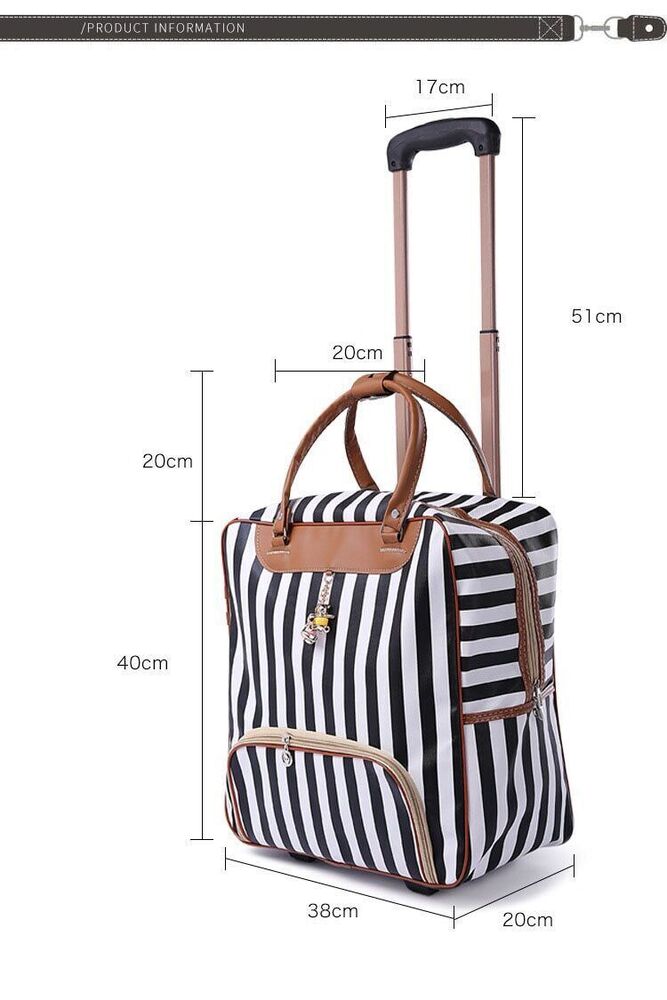 Women Travel Business Boarding Bag Wheels Bags Travel Luggage Girl Suitcase Bag