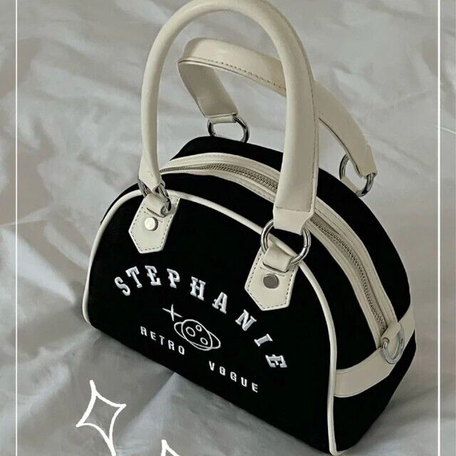 Women’s Vintage Crossbody Bag Retro Satchel Tote Shoulder Bowling Bag Gift