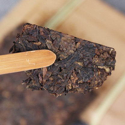 500g Island Old Tree Shu Puer Tea 2015 Arbor Fragrant Tea Brick Ripe Puerh