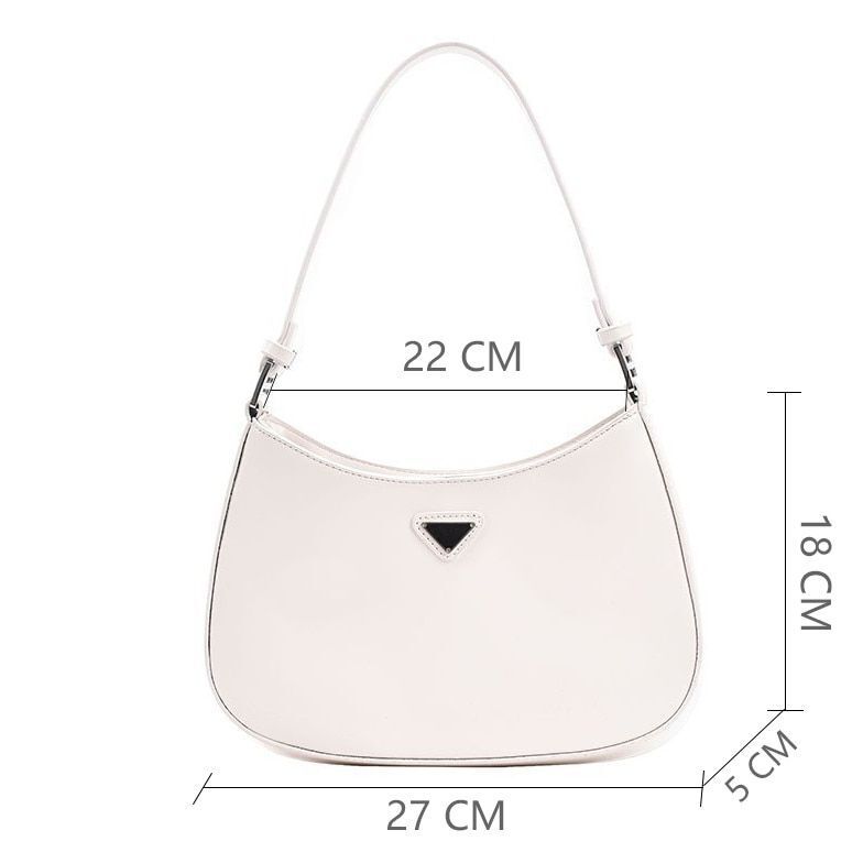 Minimalist Synthetic Leather Underarm Shoulder Bag Handbags Purses 27*18*5 CM