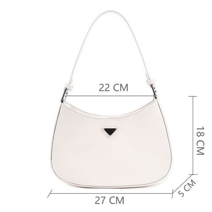 Minimalist Synthetic Leather Underarm Shoulder Bag Handbags Purses 27*18*5 CM