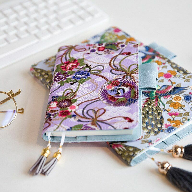 Peacock Cover Standard A5 Diary Notebooks 2021 Planner Organizer Agenda Journals