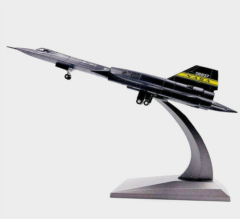 New 1:144 Scale USAF SR71 Blackbird Reconnaissance Aircraft Diecast Metal Model