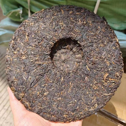357g Yunnan Old Puerh Tea Cake 1996 Bingdao Spring Raw Pu'er Tea Pu-erh Cake Tea