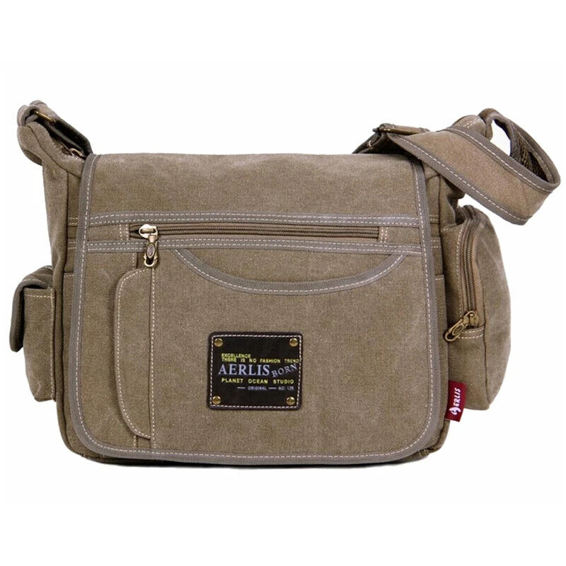 Men's Canvas Bag Men Crossbody Bag Men Messenger Bag Man Travel Shoulder Bags