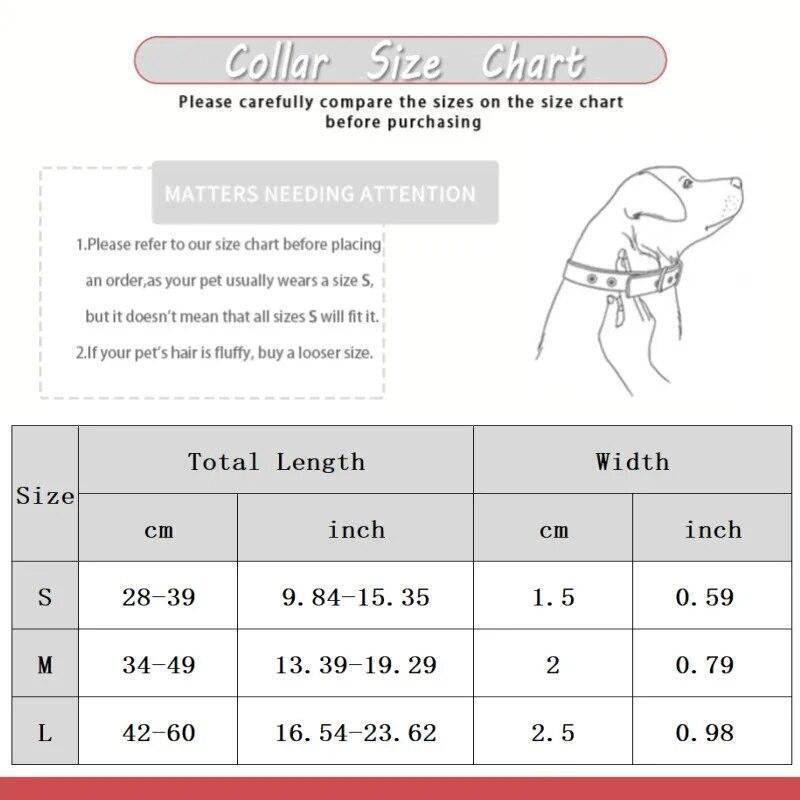 Nylon Pet Dog Collar Custom Embroidery Adjustable Quick Release Durable
