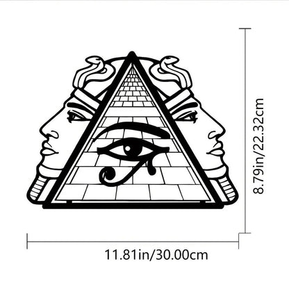1pc Pyramid Theme Decor Wall Art Decorations, Indoor Living Room Classic Decor