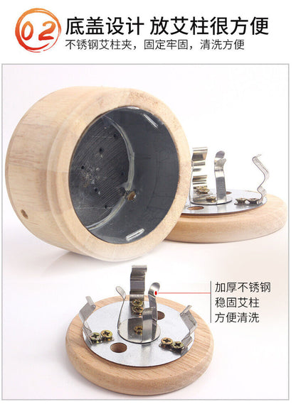 1pc Bianstone Moxibustion Pot Portable Moxa Hanging Mugwort Tool Wormwood 艾灸艾条艾柱