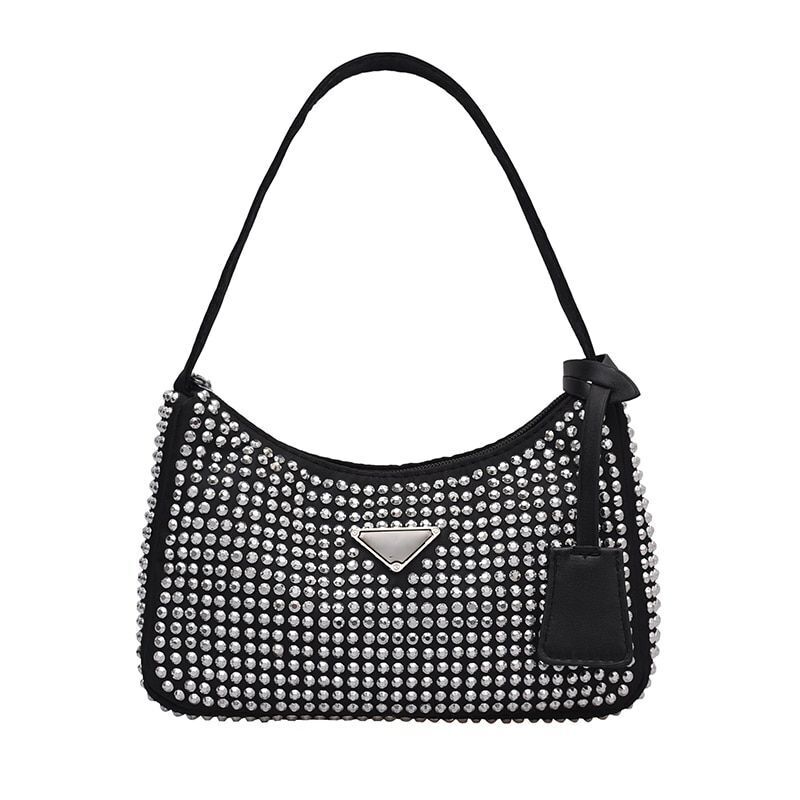 Leather Underarm Shoulder Bag Fashion Small Purse Handbag Tote Bag 15*23*6CM 1PC