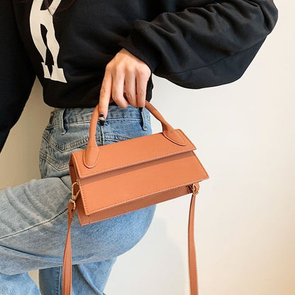 Women handbag Leather Small Clutch Bag Luxury Crossbody Shoulder Purse 21*10*7CM
