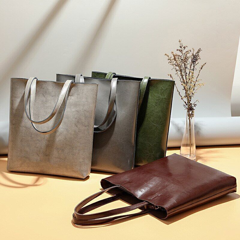 Cow Genuine Leather Ladies Shoulder Bags Women Leather Handbags Hand Bags