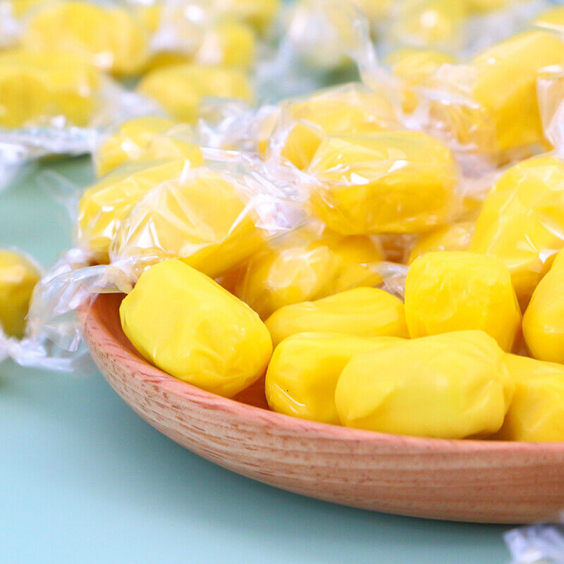 350g/bag Milk Durian Candy Fruit Soft Toffee Chewy Sweet Sweetmeats -Candy Snack