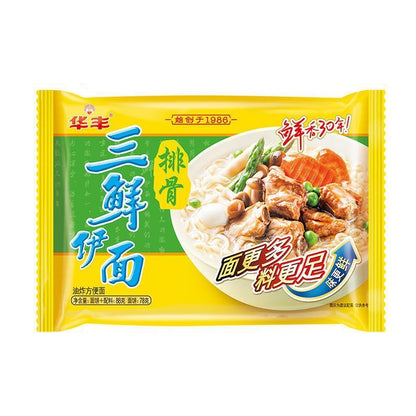 华丰三鲜伊面方便面泡面零食 Huafeng Sanxian Noodles Instant Noodle Snack