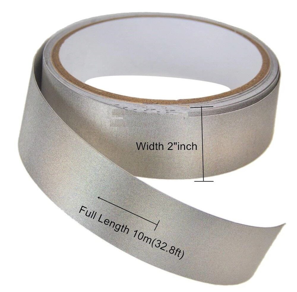 Faraday Tapes 50mm Wide Copper Metal Water Resistant Conductive Fabrics Stickers