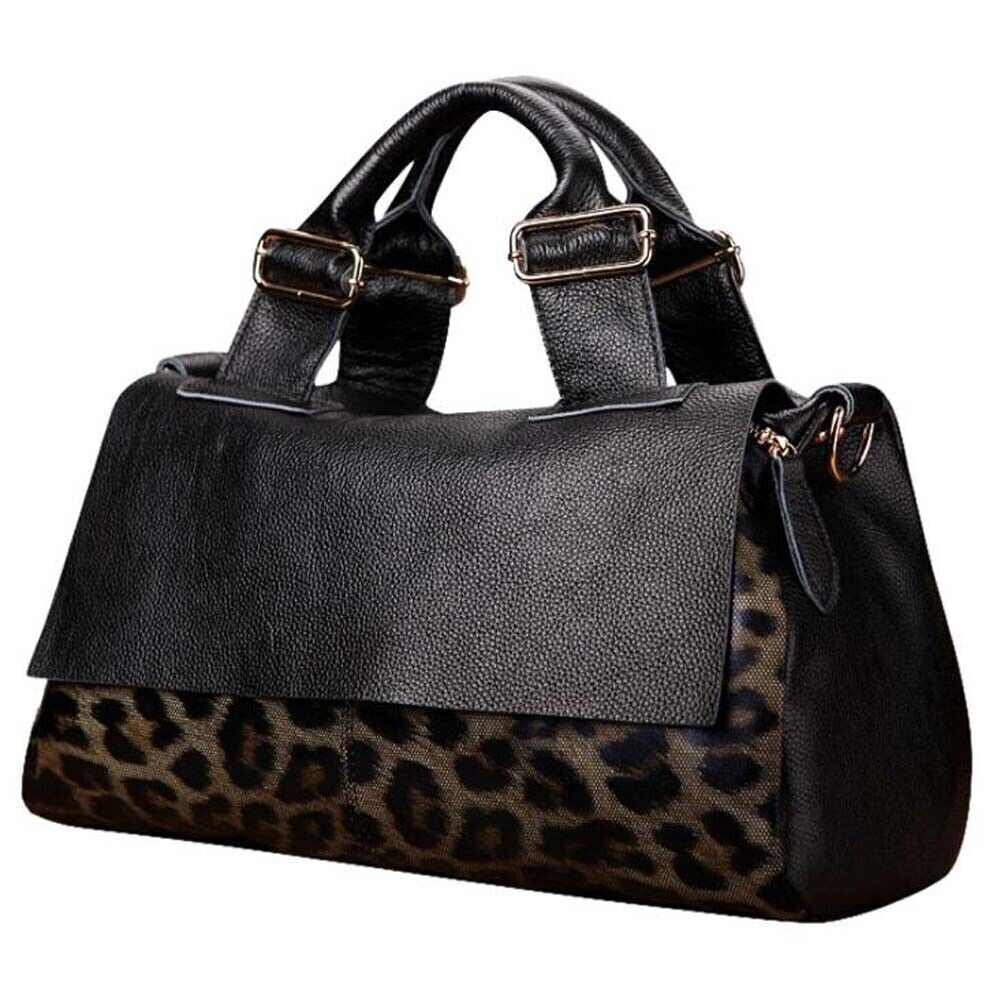 Genuine Leather Tote Handbags Travel Tote Ladies Shoulder Weekend Bags