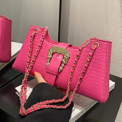 Women's Pattern Chain Shoulder Bags Handbags Bags Clutch Blue Green Bags