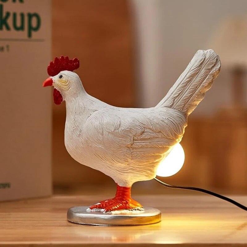 Taxidermy Chicken Eggs Lamp Ranch Farm Country-style Taxidermy Eggs Lamp New